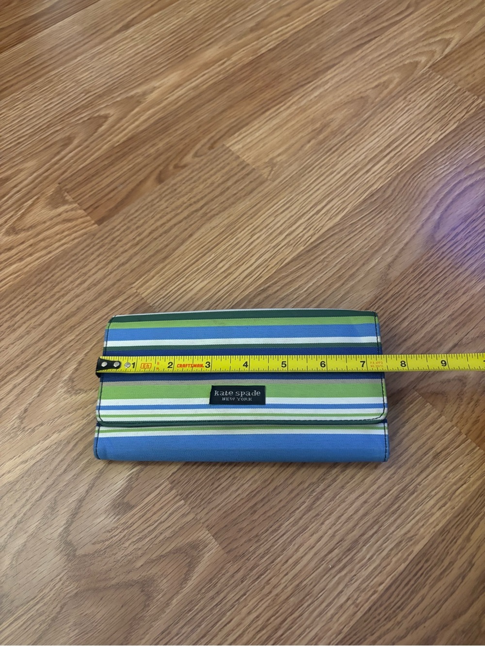 Kate Spade New York Vintage Striped Canvas Wallet - Picture 2 of 8